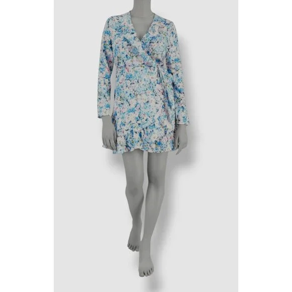 wrap dress petite size Women's Butterfly Print Viscose Dress, Natural The Petite Size Cascade Wrap Dress combines a sleek The Adventure Dress | Dresses